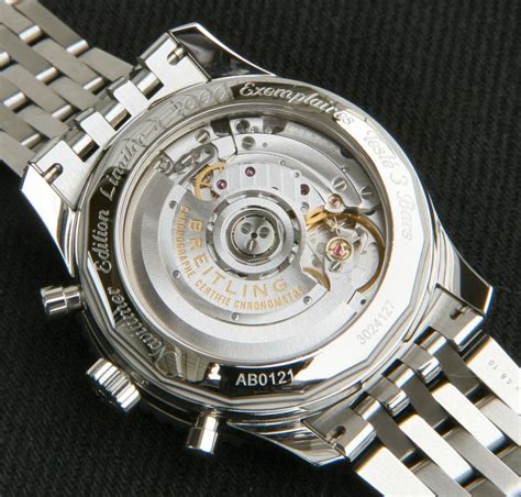 Breitling watches with clear back